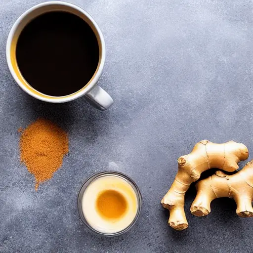 Adding ginger to your coffee