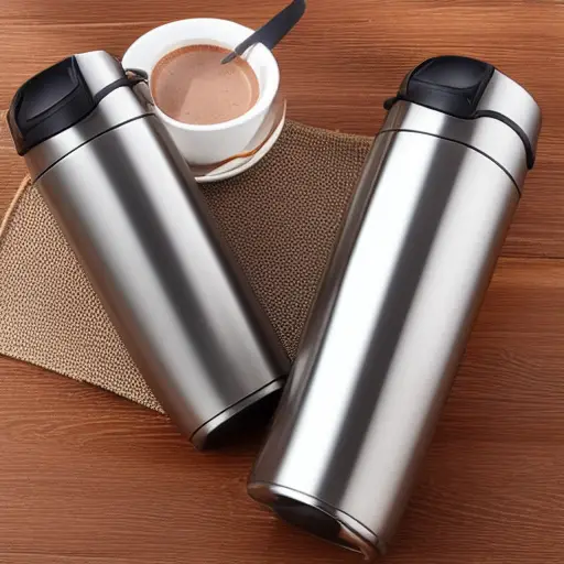 Stainless Steel Double-Walled Thermos for hot chocolate