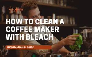 How to clean a coffee maker with bleach