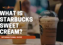 What is Starbucks Sweet Cream?